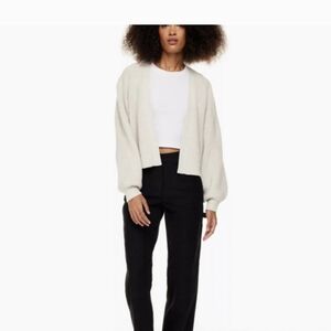 Aritiza wilfred unwind cardigan beige